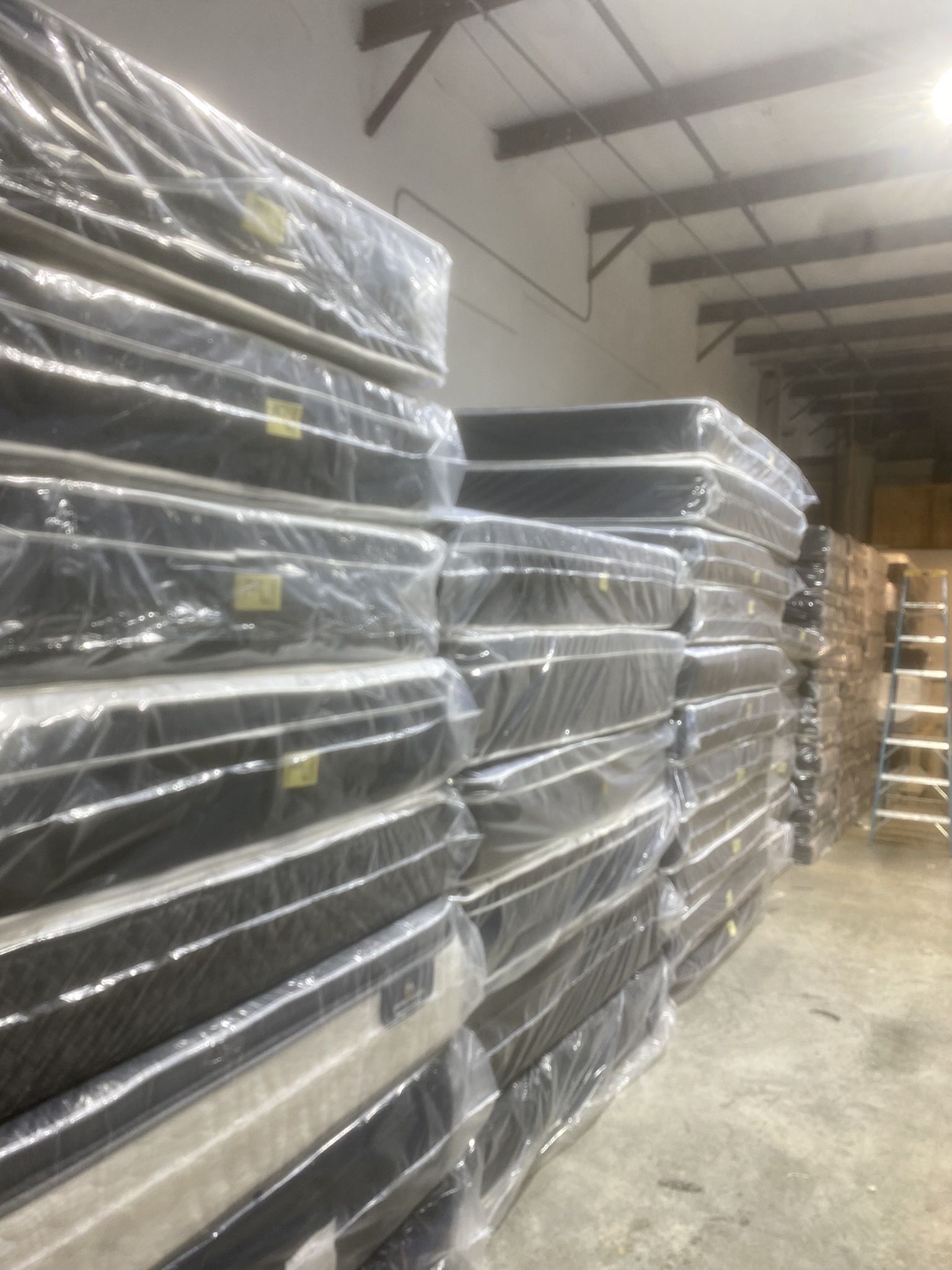 Queen Pillowtop Mattress And Box Spring New In Plastic Free Delivery In Atlanta