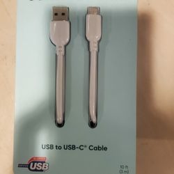 New And Never Used 10 Feet Usb To Usb-C Cable