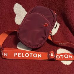 Peloton Crossbody Sling Bag Red Logo Strap Fanny Pack