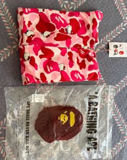 Hello kitty x bape zip up hoodie