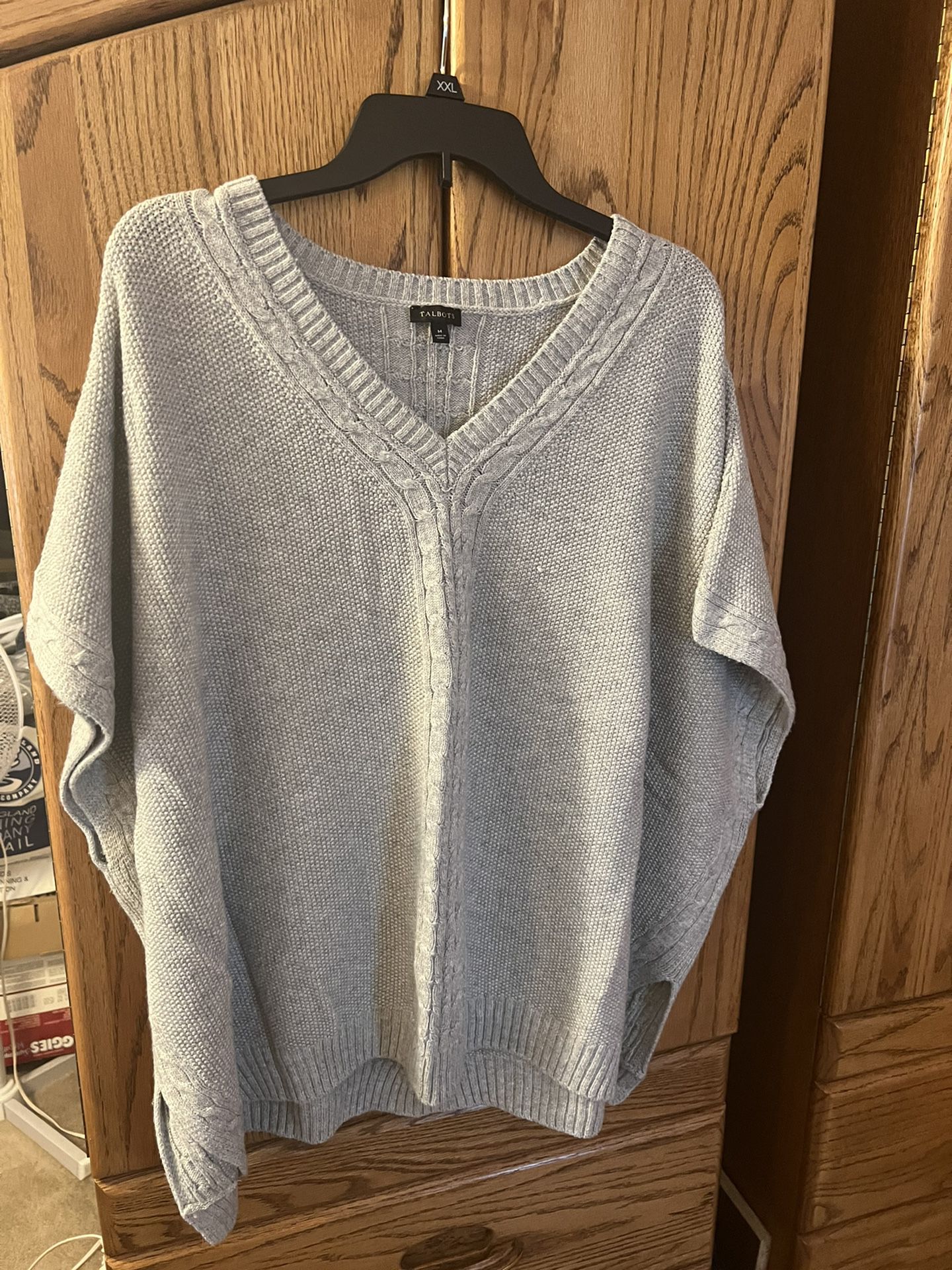 Plus Size 3X Gray Tunic Sweater 