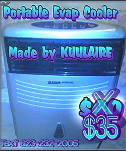 Portable evap cooler