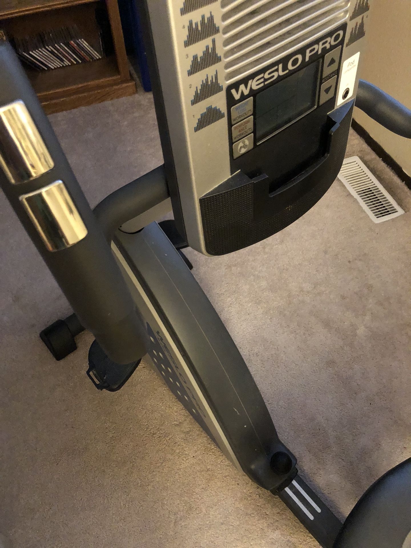 weslo pro 10.8 x exercise bike