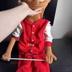 Vintage Kids on the Block Renaldo Rodriguez Puppet w/ Cane & Glasses (1978)
