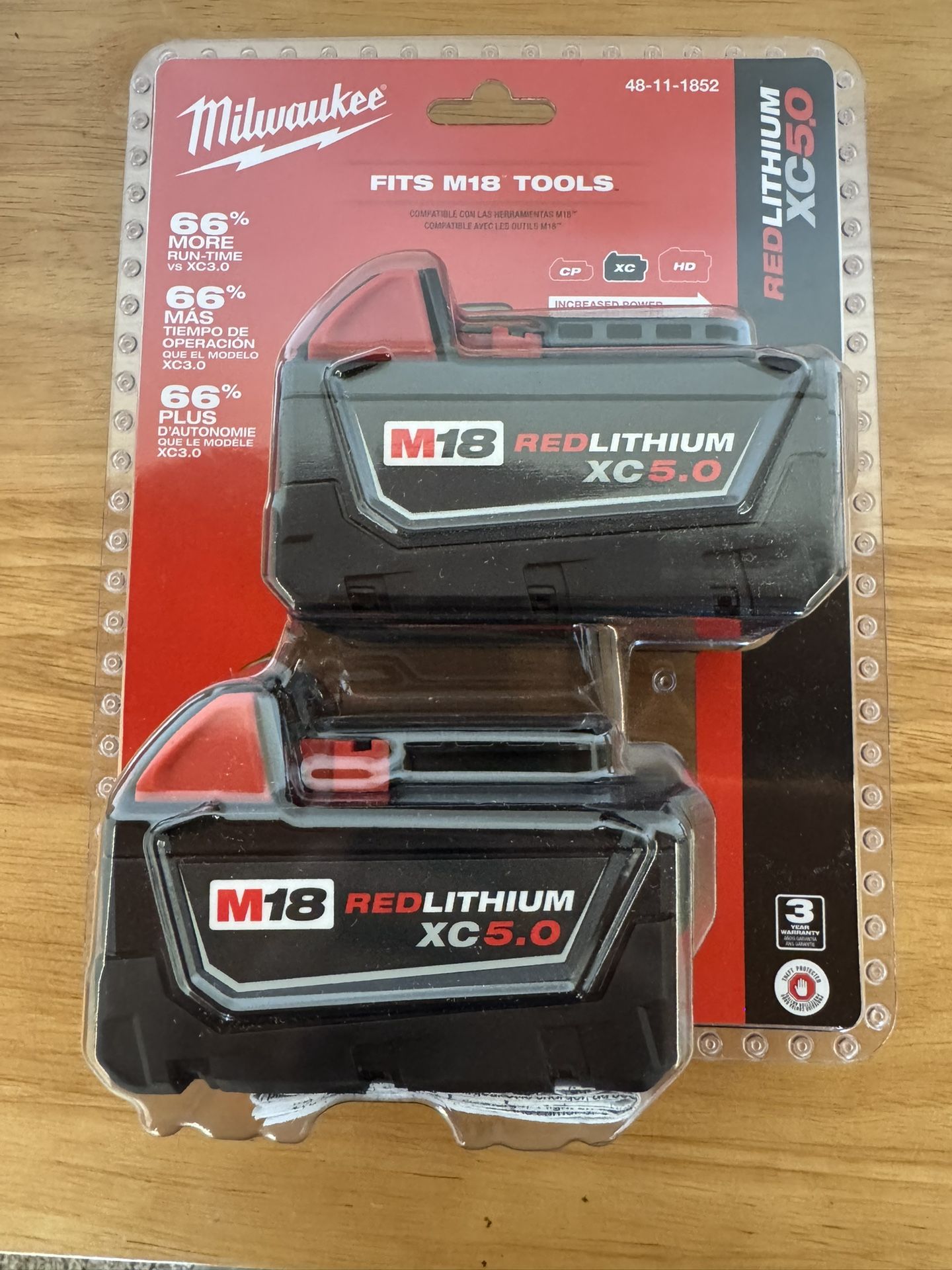 Milwaukee Battery 5.0 (2 Pack)