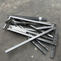 14in High King Bed Frame No Box Spring Needed, Heavy Duty King Platform Bed Frame with Round Corners