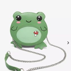 Frog Pin Collector Figural Crossbody Bag