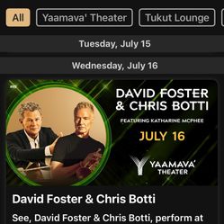 David Foster And Chris Botti Live In Concert 🎶 July 16 With Special Guests 