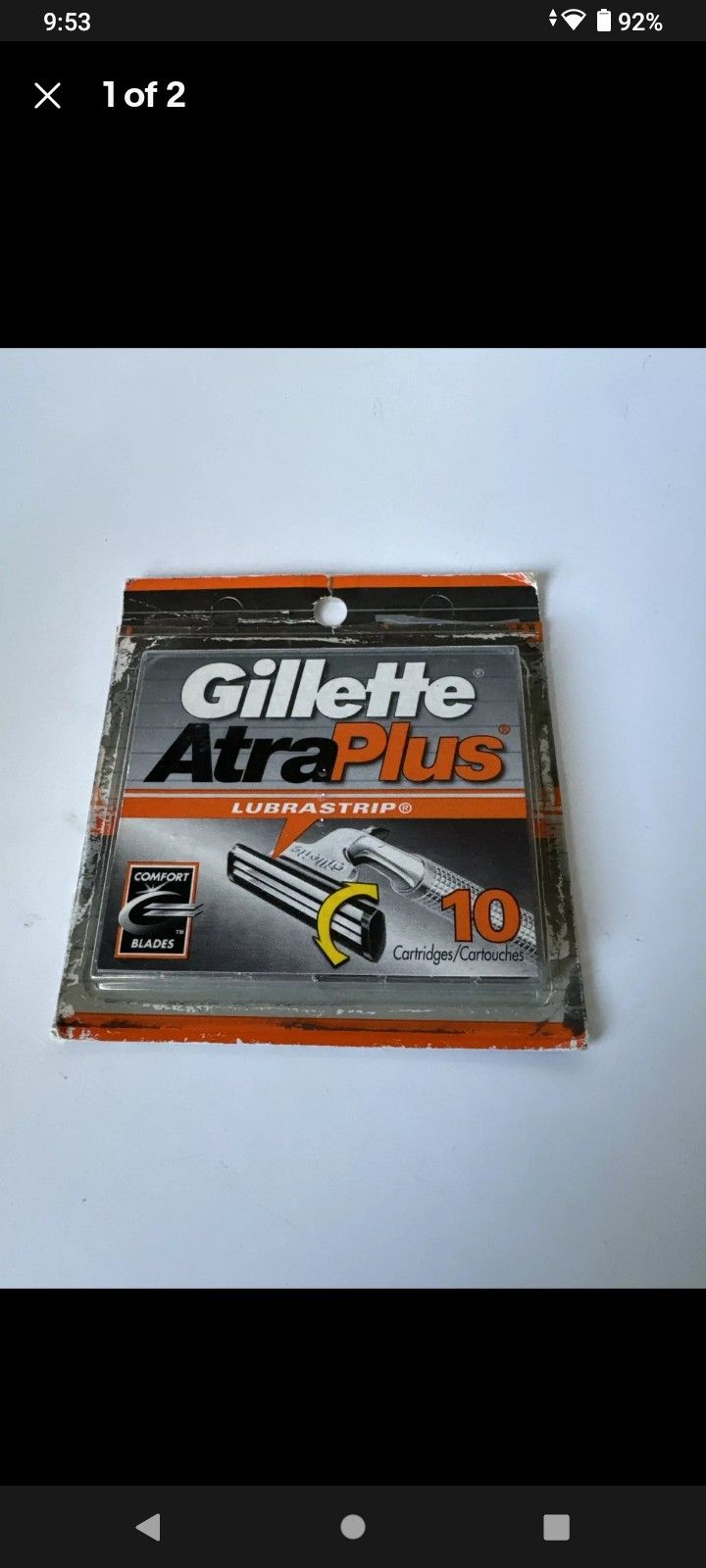 Brand New Gillette Atra Plus Replacement Blades 10 Pack