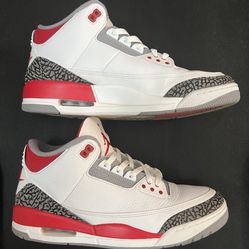 Size 13 Jordan 3 Retro Fire Red