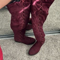 Women Thigh High Burglary Boots 