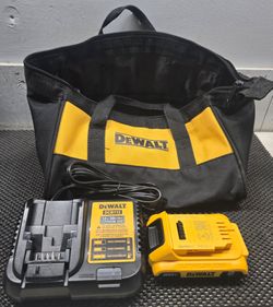 Dewalt  battery  and charger