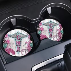 Certified Medical Assistant CMA Car Coasters Absorbent Set of (2)