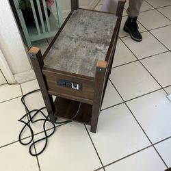 Side Table With Plug $59 🎈🍀🎁🚚House And Bedroom Furniture And Decoration, Table, Nightstand, Living Room Furniture , Decoration, House Items, 