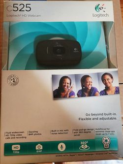 Logitech C525 HD Webcam.