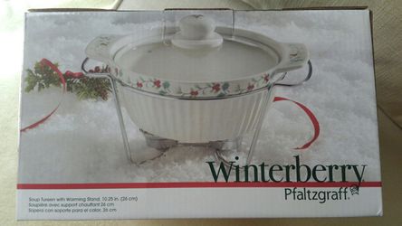 Soup Tureen & Warming Stand