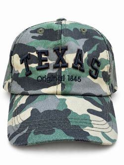 Texas Original 1845 Camo Baseball Cap