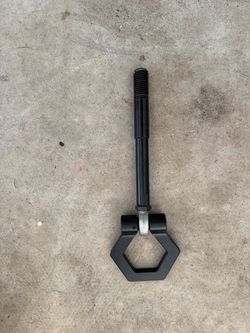 2014-2019 Chevrolet Corvette C7 Front Tow Hook Loop Ring - black