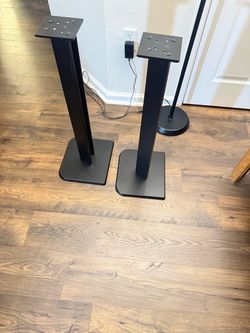 Speaker stands hardly used