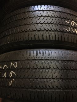 17” 2 used tires 265/65R17 Bridgestone