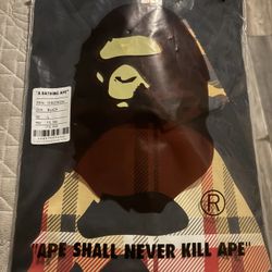 BAPE A Bathing Ape Check by Bathing Tee