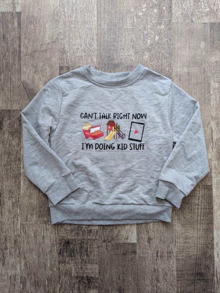 Gender Neutral "Doing Kid Stuff" Sweatshirt