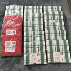 Lot of Hallmark 3-Ply Holiday Napkins.  $10 for the lot