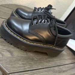Dr. Martens 8053 Leather Platform Shoes