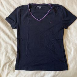 Short Sleeved T-Shirt, V-Neck 