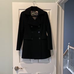 Original Paul Frank Wool Pea coat Sz M
