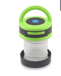 OUTAD 2 in 1 Wireless Bluetooth Speaker and LED Lamp with Built-in Mic