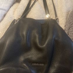 Michael Kors Black Leather Purse