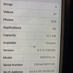 IPAD MINI 16GB Otterbox Included