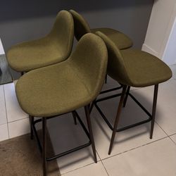 Green Bar Stool