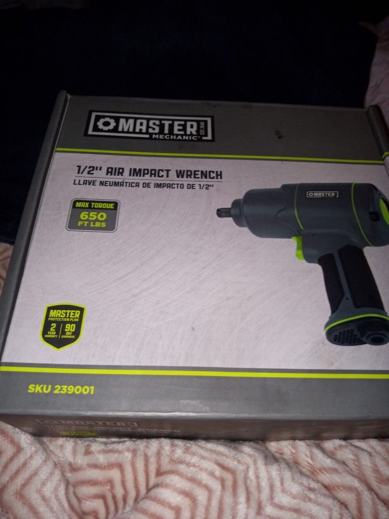 Master .Mechanics 1/2" Air Impact Wrench
