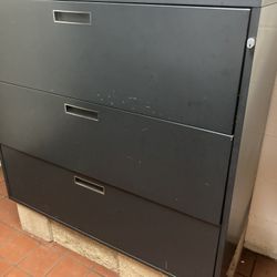 Rare vintage metal filing cabinet 