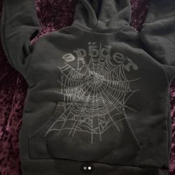 Sp5der Hoodie Black