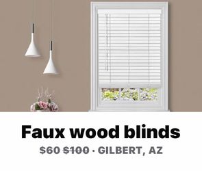 White 2 inch blinds new