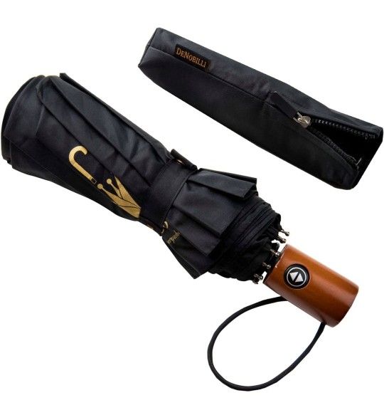 DeNobilli Windproof Travel Umbrella