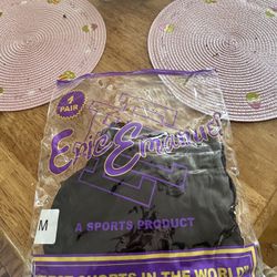 *NEW* Eric Emanuel Black Lightning Bolt Shorts