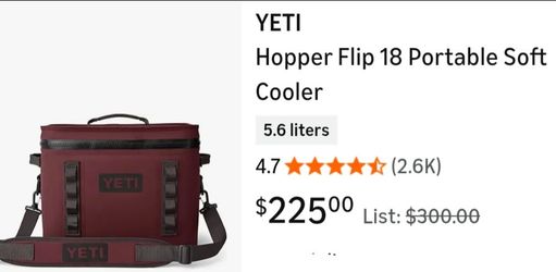 Yeti 18 Soft Cooler Wild Vine Red