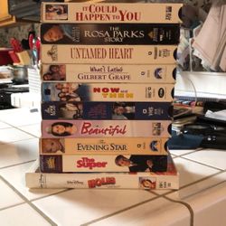 10 Varieties of VHS  $2. Ea. 