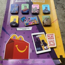 McDonald's Multi Versus Tin Puzzles display