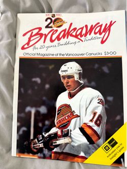1990 Vancouver Canucks Anniversary Program