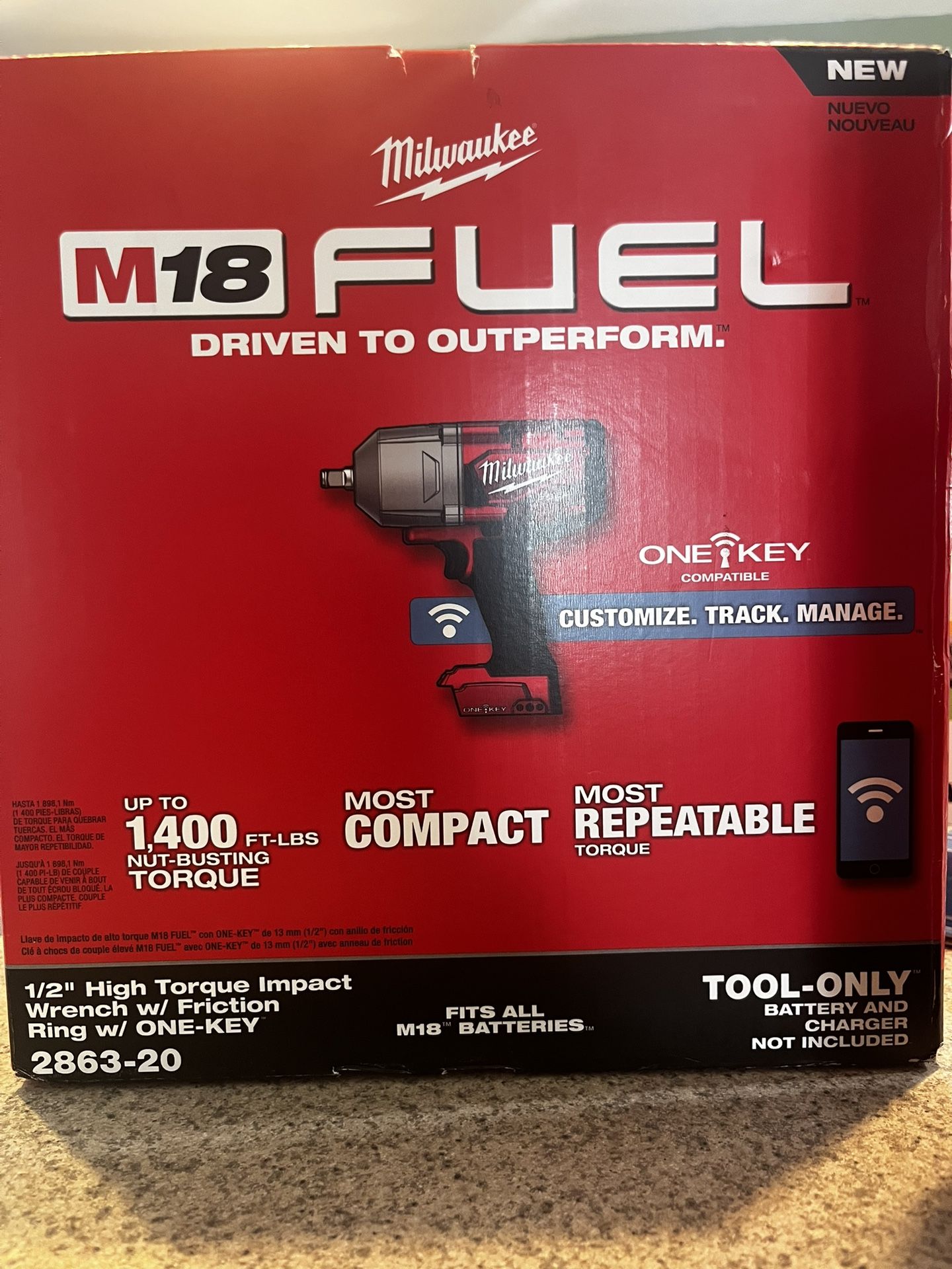 Milwaukee M18 1/2” High Torque Wrench