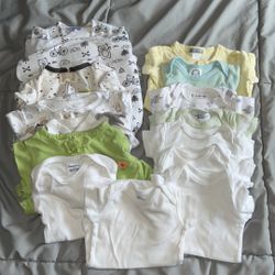 Newborn to 3 Month Baby Clothes.  