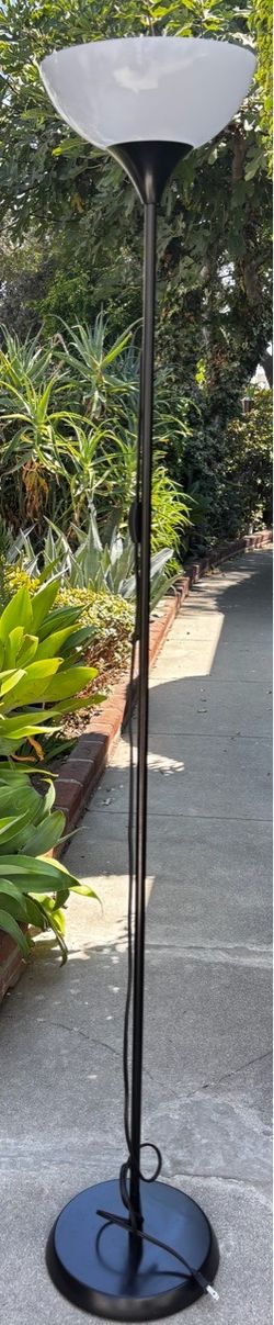 Black Torchiere Floor Lamp