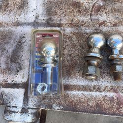 Two  2” Trailers  BALL and  one 1” 3/4 BALL