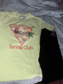 Casa Blanca tennis club t shirt , black on black true religion jeans , kd Easter 4’s