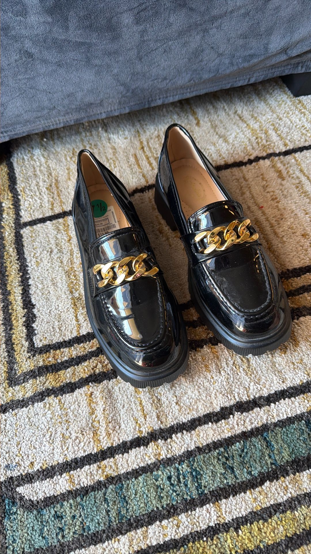 BRAND NEW Patent Leather Loafers